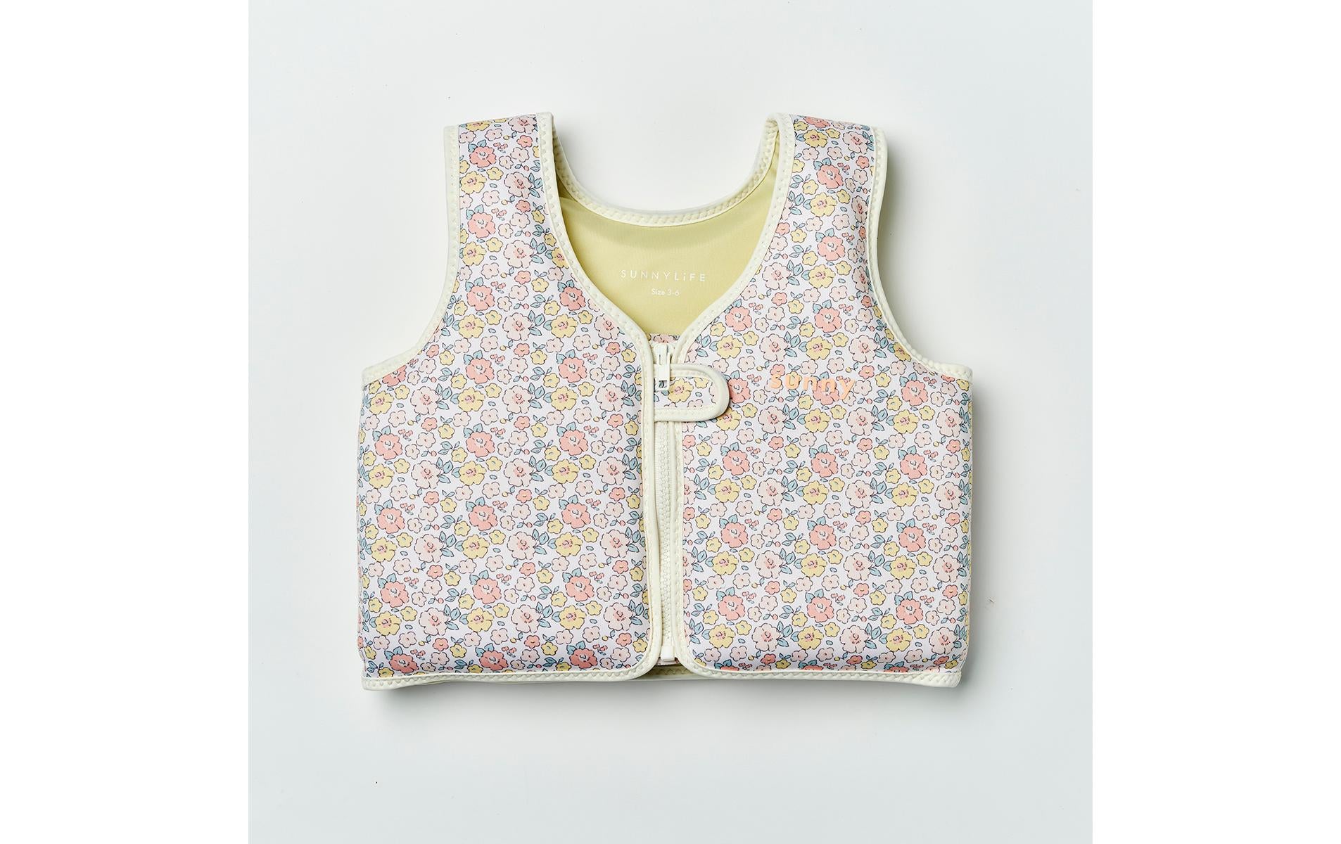 Float Vest 3-6 Into Garden Ditsy Floral