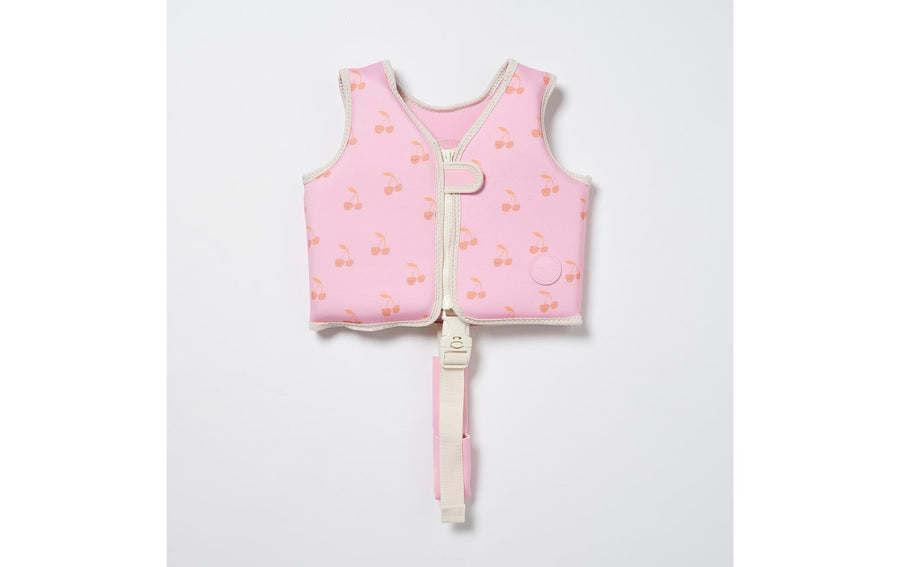 Kids Swim Vest 1-2 Cotton Candy Cherry