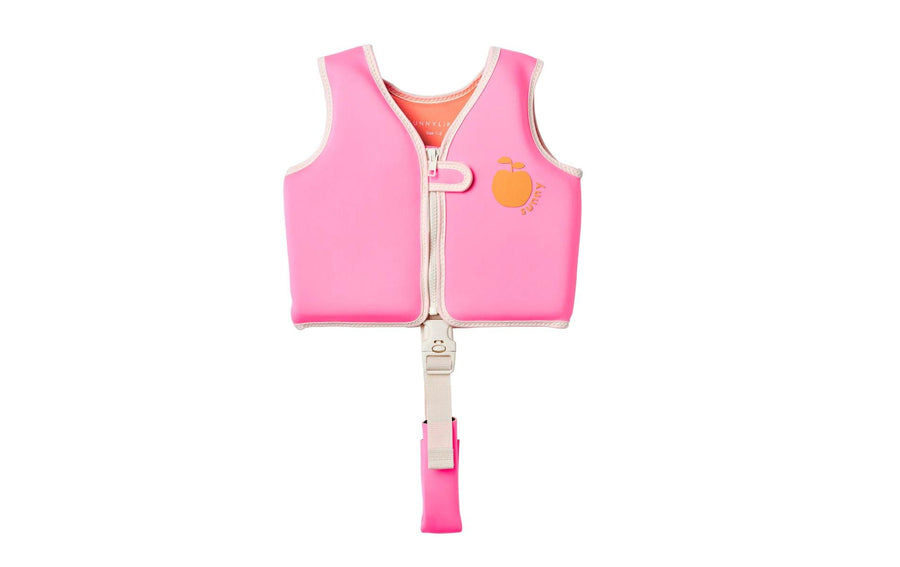 Float Vest 1-2 Poppy the Peach Neon Pink