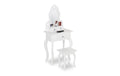 Schminktisch mit Hocker Weiss Kindertisch relaxdays