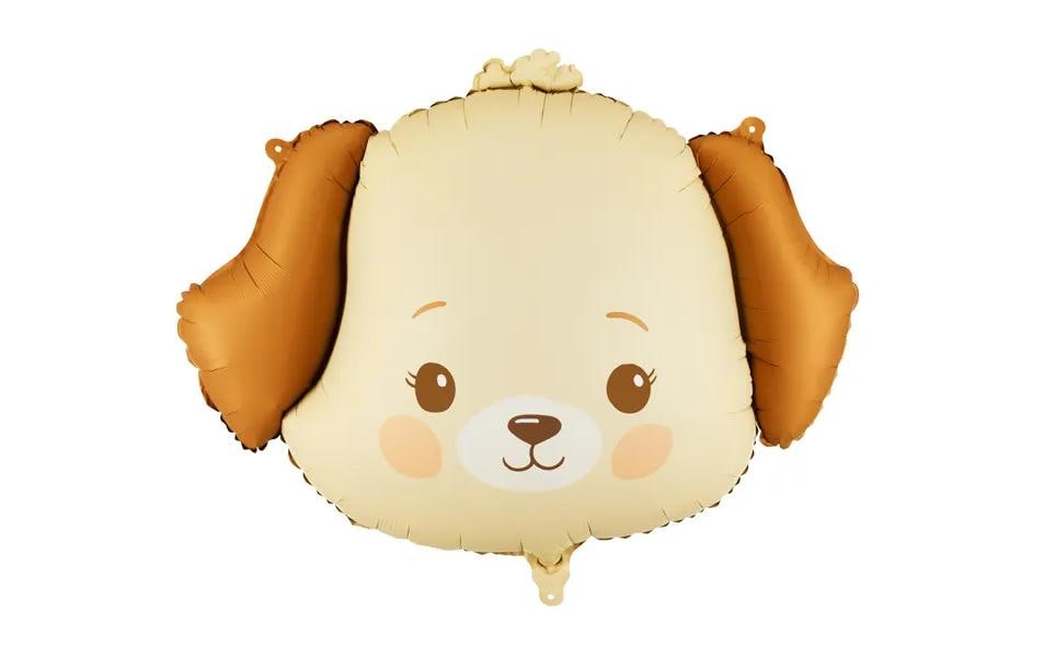 Partydeco PartyDeco Folienballon Hund Beige