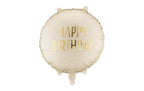 Folienballon Geburtstag Gold Marineblau 45 cm
