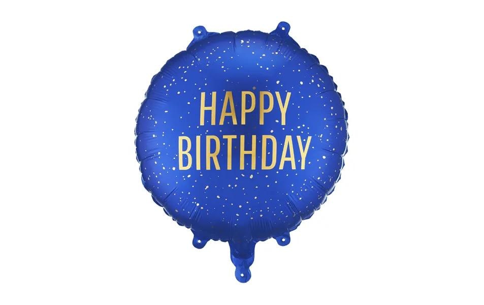 Partydeco Folienballon Bday