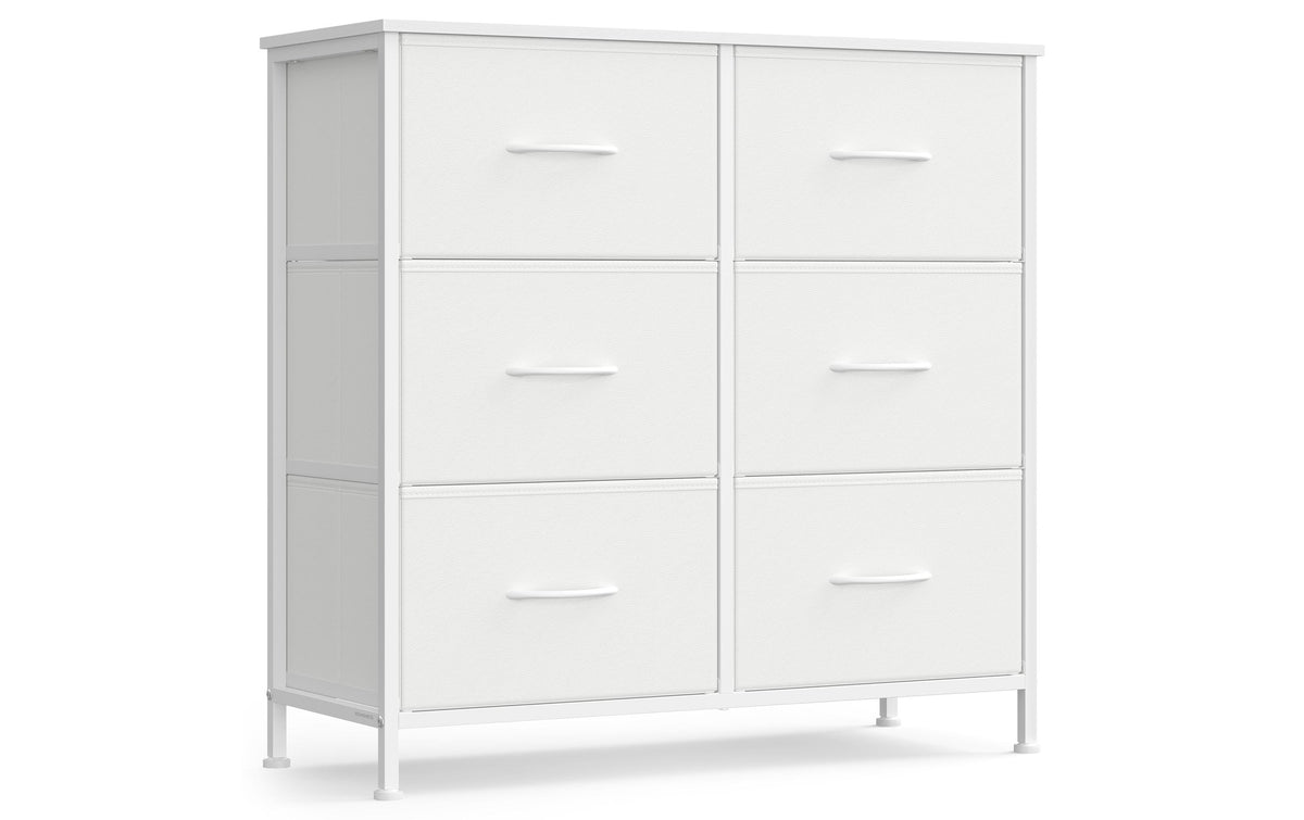 Kommode Weiss 73.7 x 76.7 cm Songmics