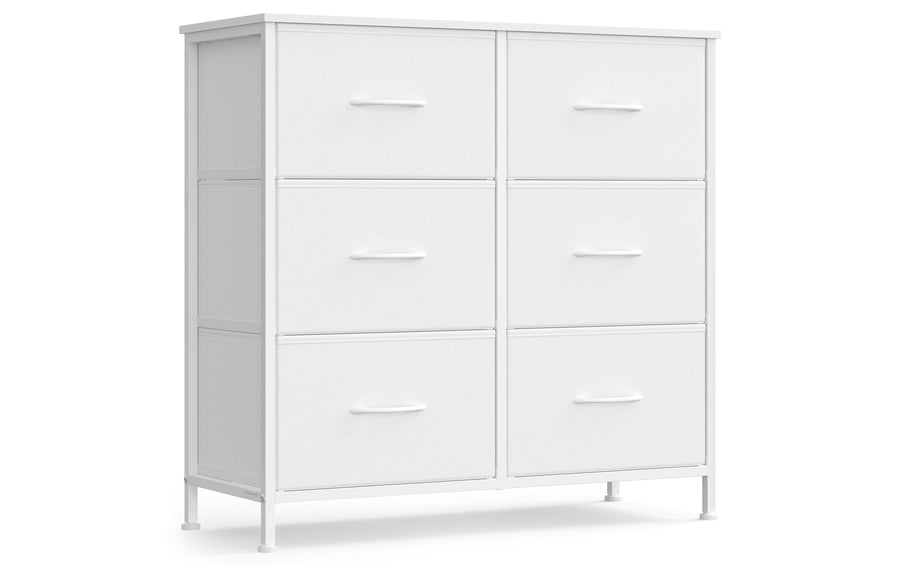 Kommode Weiss 73.7 x 76.7 cm Songmics