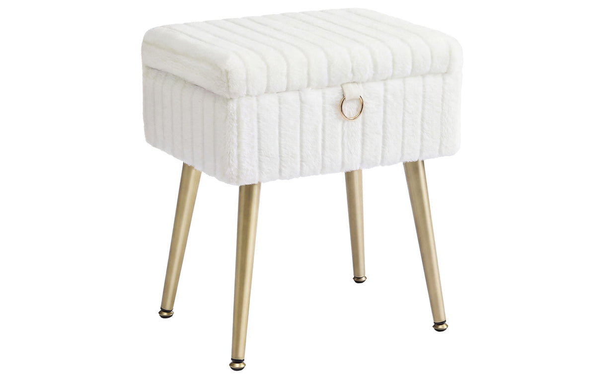 Sessel & Hocker mit Stauraum Weiss Songmics