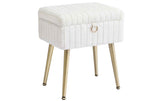 Songmics Hocker mit Stauraum 40 x 30 x 50 cm Weiss