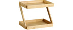 Küchenregale 2 Ebenen Bambus 55x20x27 cm Kesper