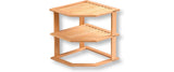 Kesper Küchenregal aus Bambus – Braun, 25 × 25 × 27 cm