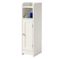 relaxdays Badschrank Lamell 50 x 92 cm Braun