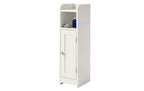 Badschrank Lamell 50 x 92 cm Braun Bambus relaxdays