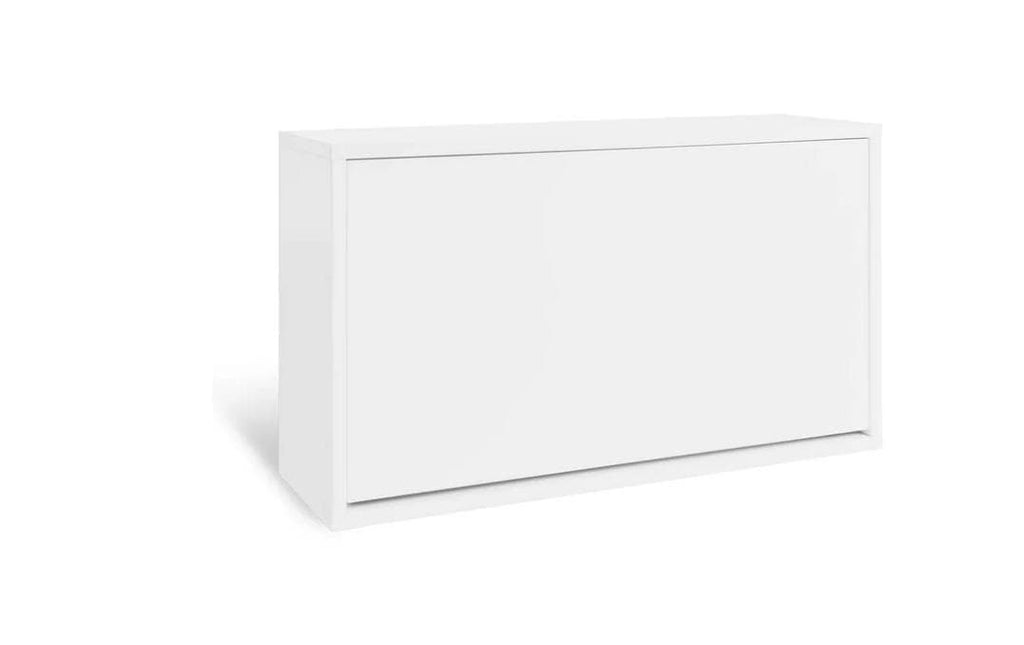 Schuhschränke Narrow ReCollector Schuhbox in Weiss, Grau und Eiche