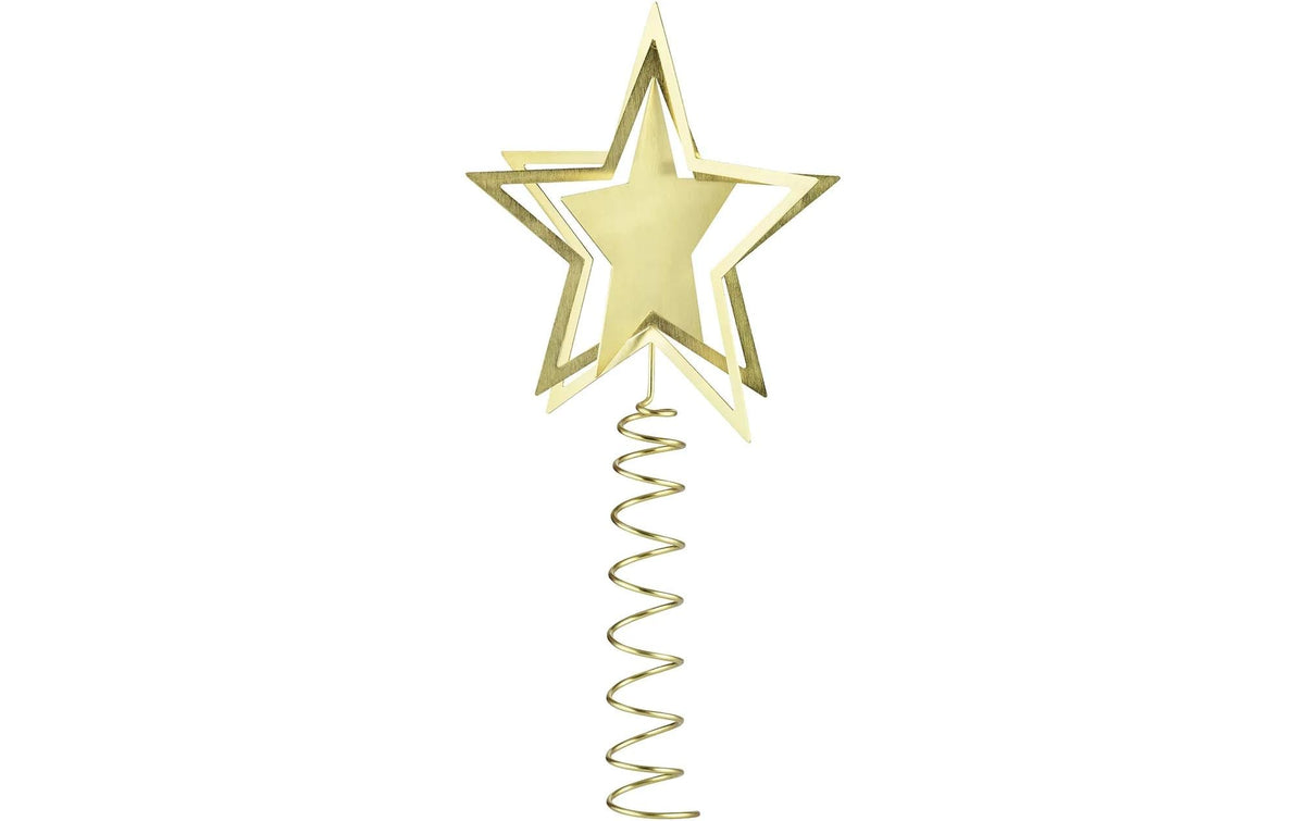 Weihnachtsbaumspitze Kitai S Silber Metall