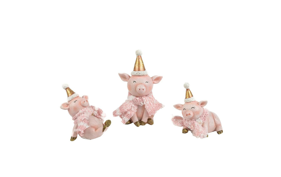 CHALET Glücksschwein Porky Deko, Rosa