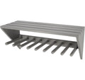 Schuhschrank Wand-Stiefelhalter 76x35 cm Grau Esschert Design