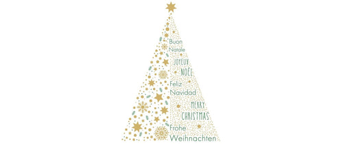ABC Weihnachtskarte