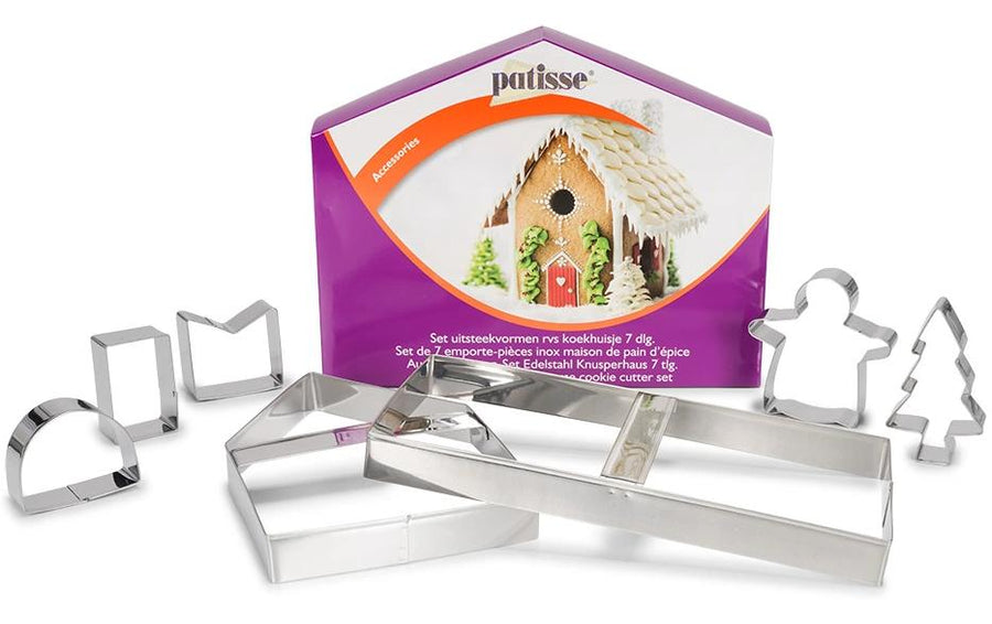 Patisse Patisse Guetzli-Ausstecher Knusperhaus 7-teilig
