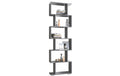Wohnregal Palusa L Anthrazit 60x196x24 cm von VCM