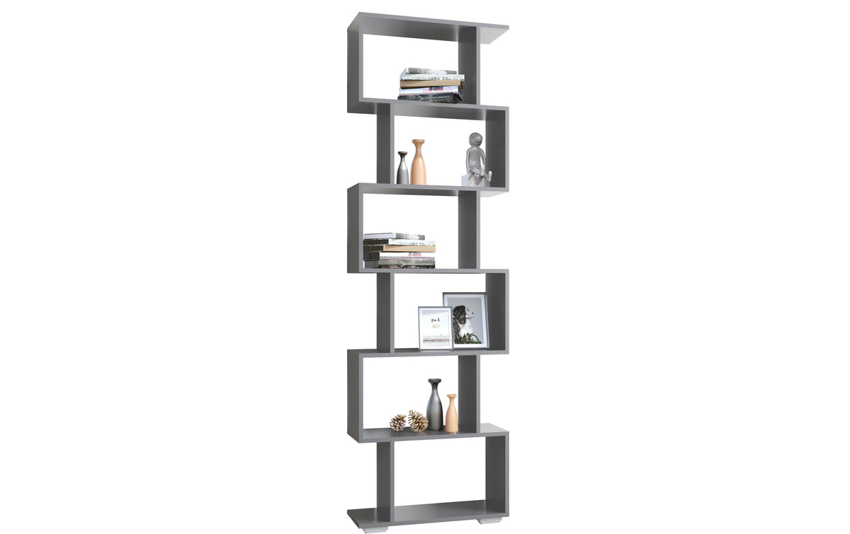 Wohnregal Palusa L Anthrazit 60x196x24 cm von VCM