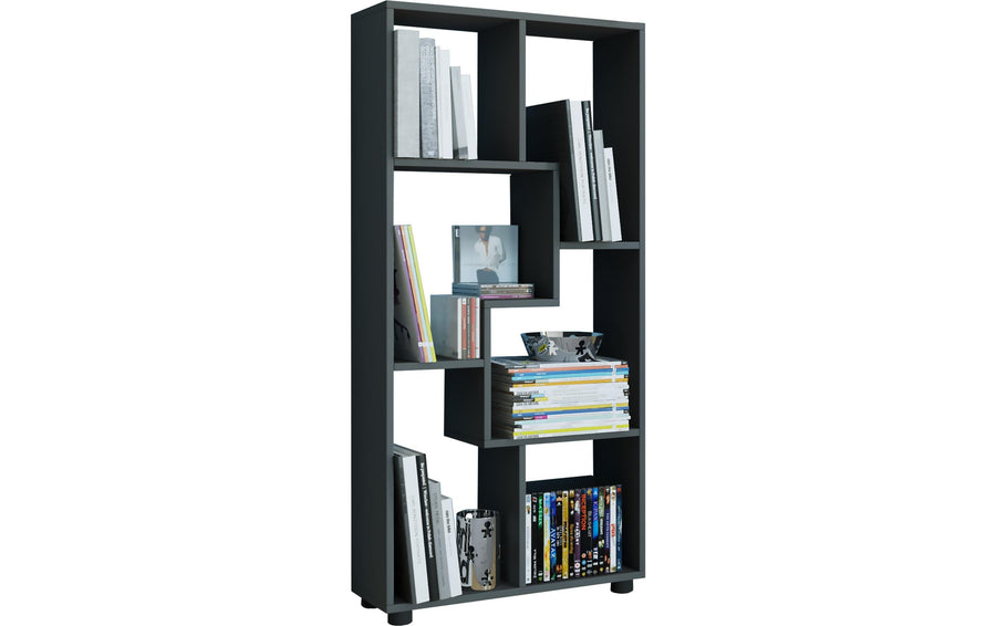 Wohnregal Blina 60x119x20 cm Schwarz von VCM