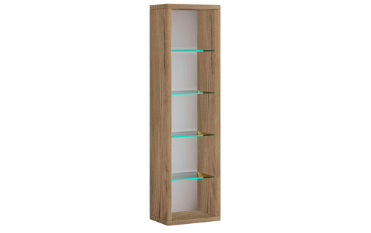 VCM Wohnregal Rasato L, 21 x 77 x 20 cm, Eiche