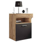 VCM Nachttisch Slepal M 45 x 61 x 39 cm Braun/Weiss