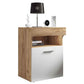 VCM Nachttisch Slepal M 45 x 61 x 39 cm Braun/Weiss