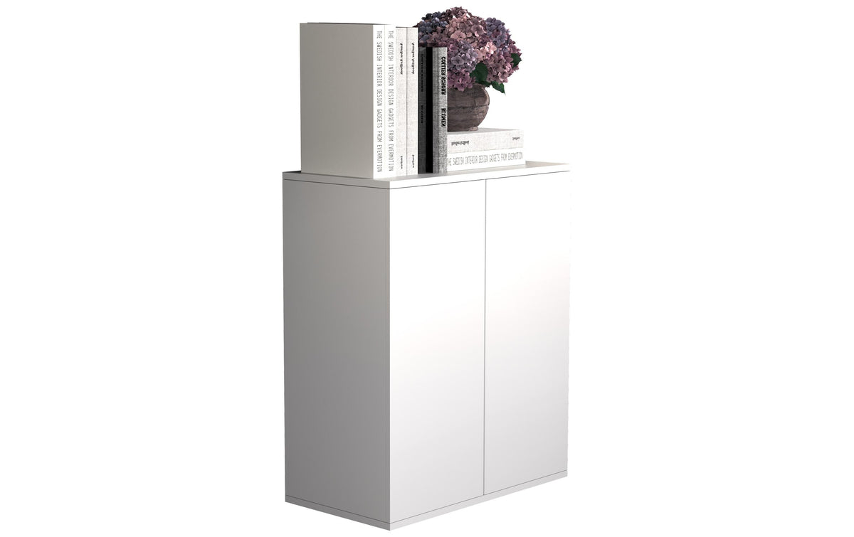 Kommode Dalosa 60 x 73 cm Braun/Grau von VCM