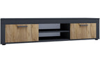 TV- & Hifi-Möbel Usilo XL 160 x 45 cm Weiss von VCM