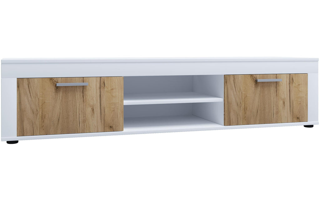 TV- & Hifi-Möbel Usilo XL 160 x 45 cm Weiss von VCM