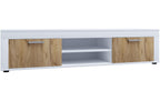 TV- & Hifi-Möbel Usilo XL 160 x 45 cm Weiss von VCM