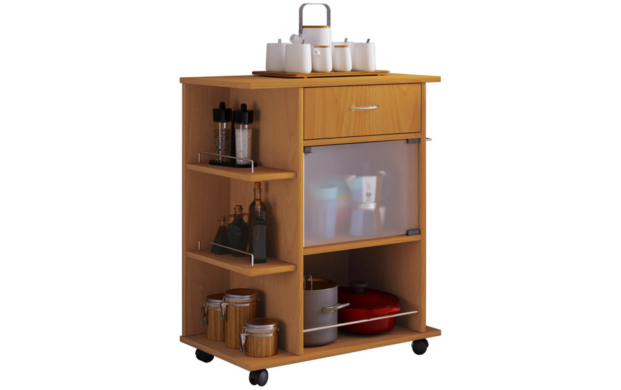 Küchenwagen Pocis 65x80x39 cm Braun VCM