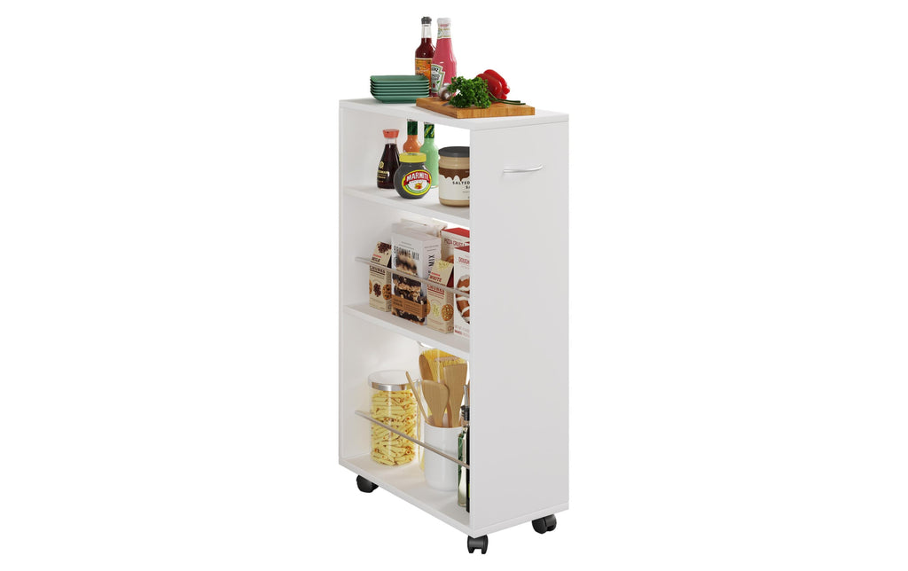 Küchenwagen Tusal 25 x 85 x 50 cm Weiss von VCM