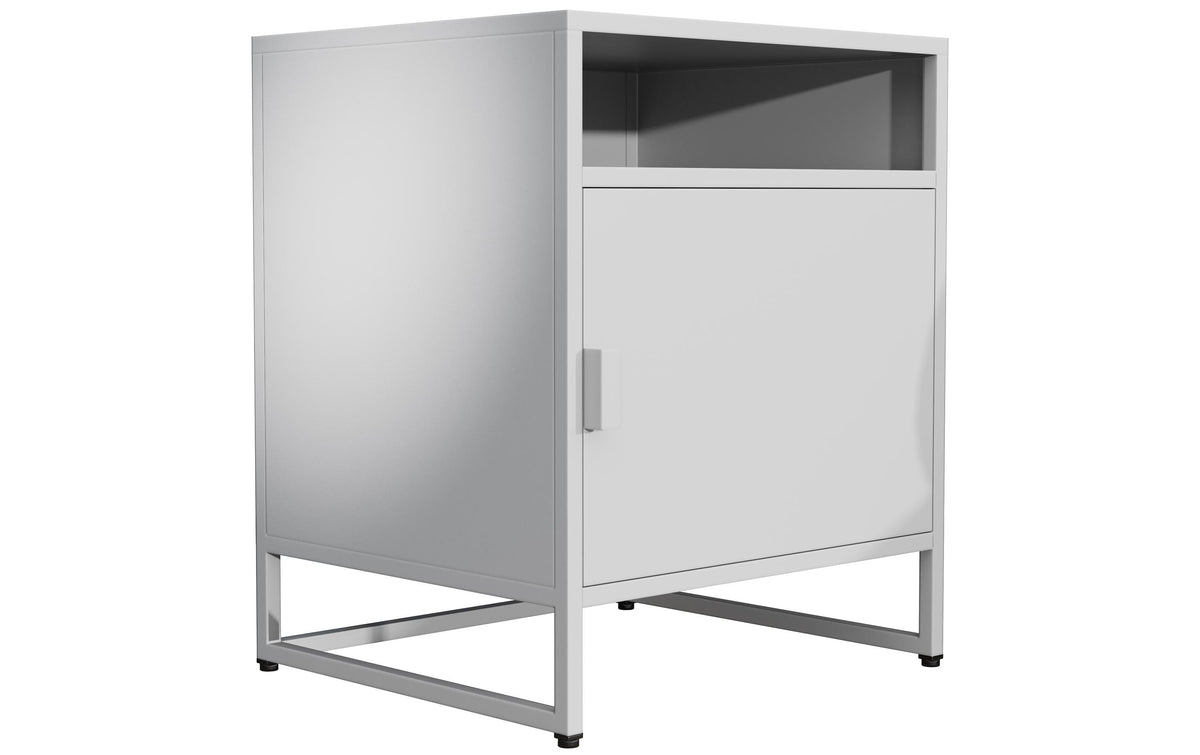 Nachttisch Flokas L 45 x 55 cm Weiss von VCM