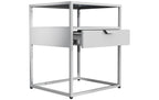 Nachttisch Flokas M 45 x 55 cm Schwarz von VCM