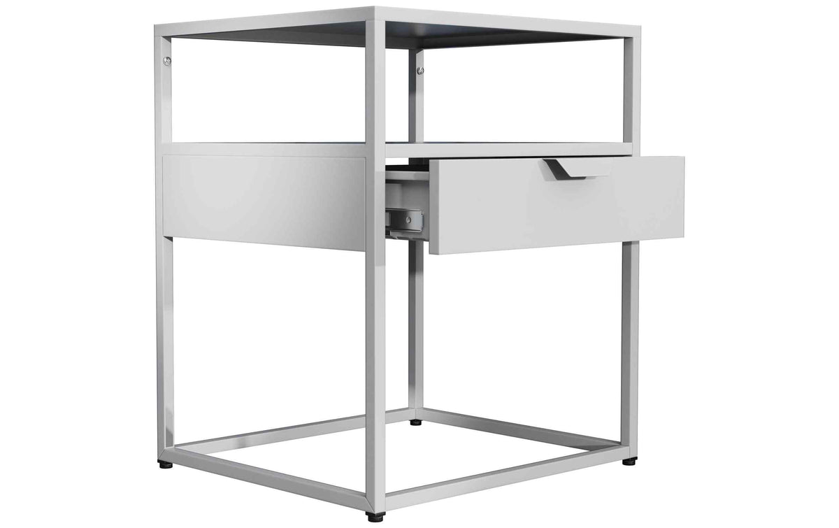 VCM Nachttisch Flokas M 45 x 55 cm Schwarz