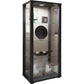 VCM Vitrine Kavisa M 50 x 115 x 38 cm Silber