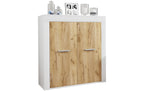 Kommode Usilo 80 x 89 cm Braun/Grau von VCM