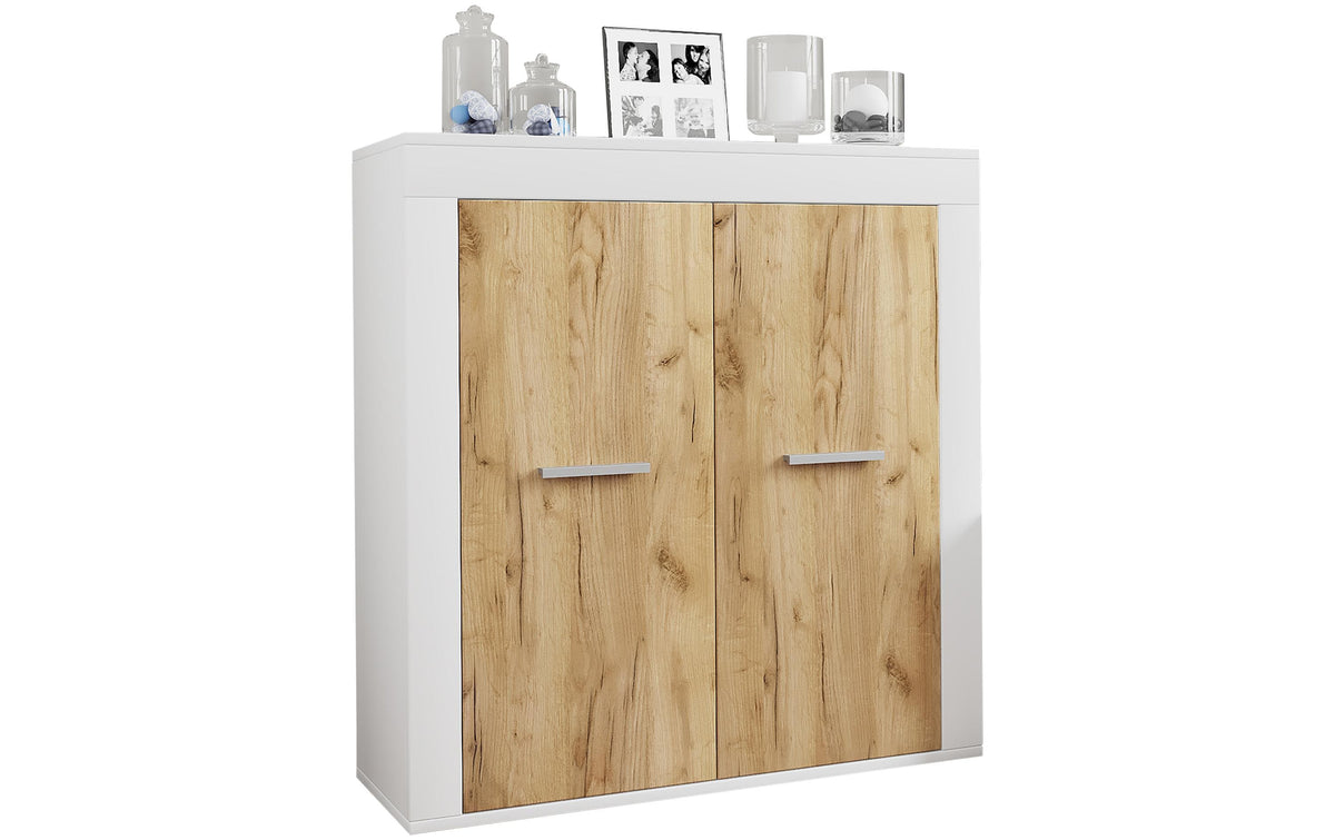 Kommode Usilo 80 x 89 cm Braun/Grau von VCM