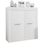 VCM Kommode Usilo 80 x 89 cm, Braun/Grau