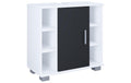 Lavabounterschrank Zalo M 60 x 58 cm Schwarz/Weiss von VCM