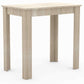 VCM Esstisch Esal 80, 80 x 50 x 76 cm, Weiss