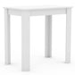 VCM Esstisch Esal 80, 80 x 50 x 76 cm, Weiss