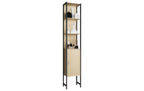 Badregal VCM Edino 33 x 185 cm Braun