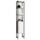 VCM Badezimmerregal Edino 33 x 185 cm Braun