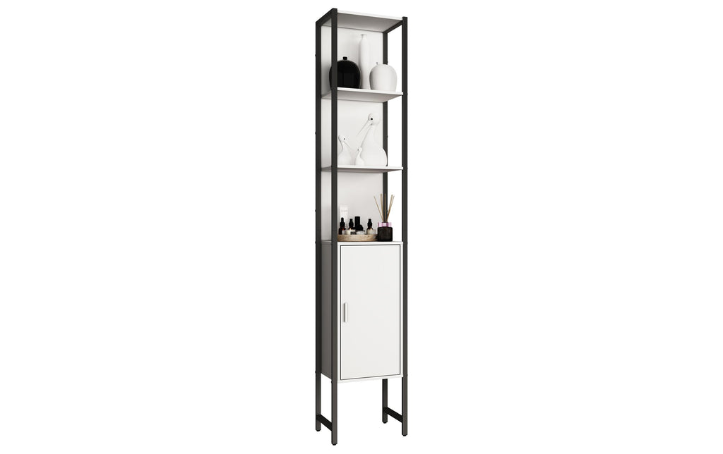 Badregal VCM Edino 33 x 185 cm Braun