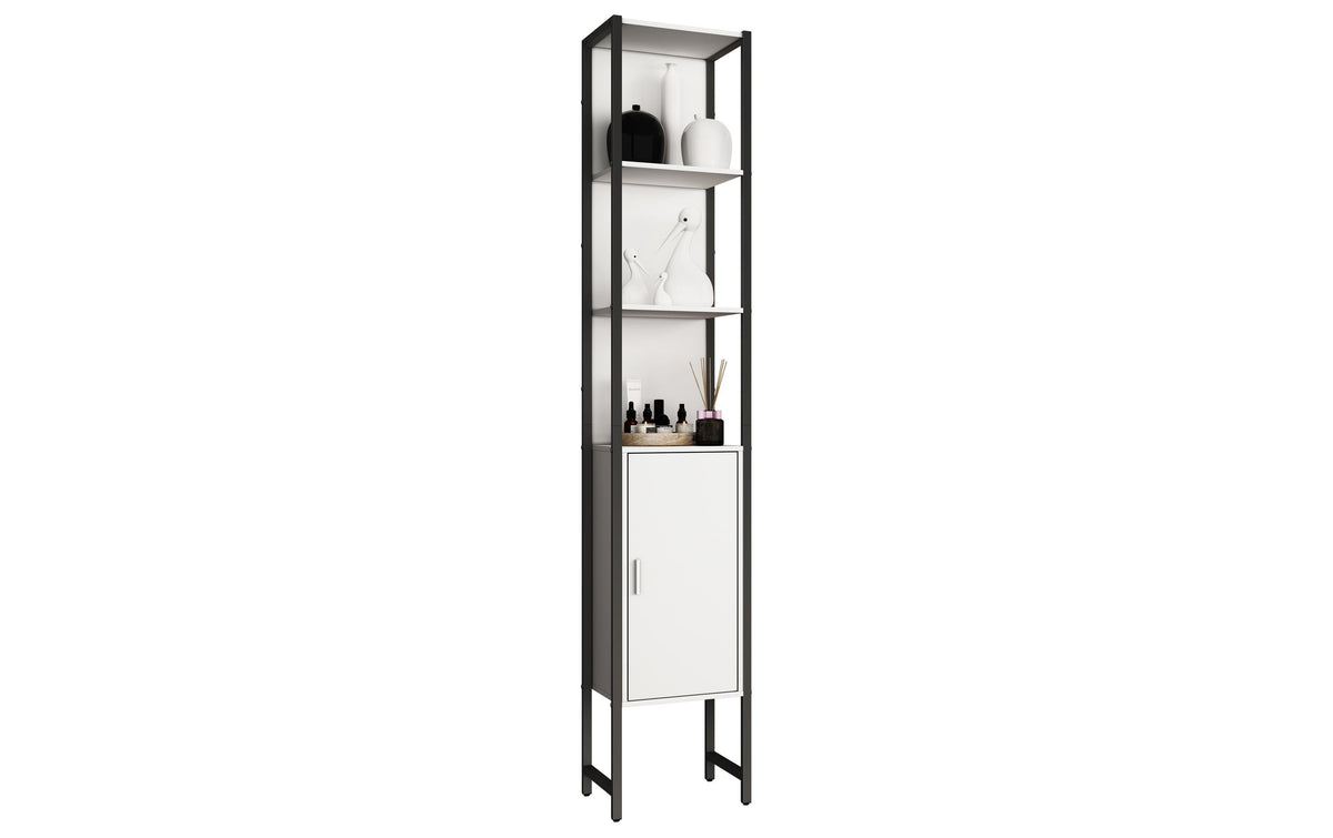 Badregal VCM Edino 33 x 185 cm Braun
