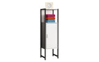 Badschrank Edino 33 x 114 cm Weiss von VCM