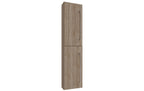 Badschrank Badinos 33x150 cm Schwarz von VCM