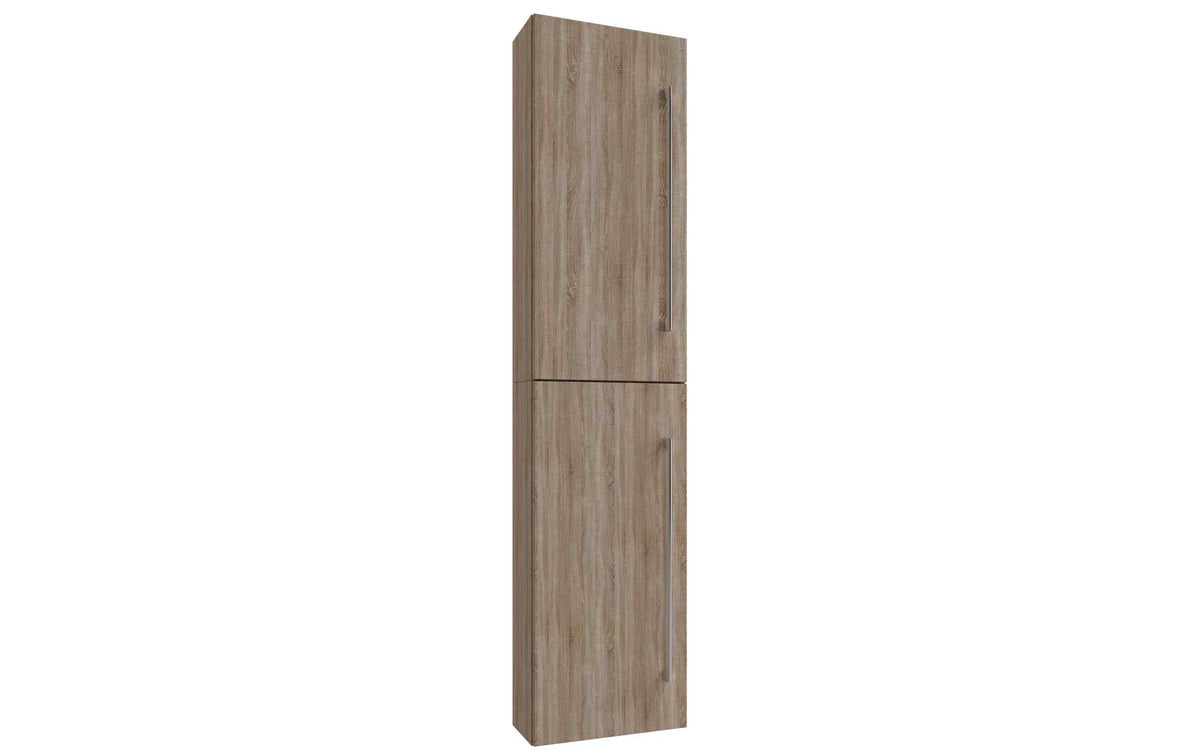 VCM Badezimmerregal Badinos 33 x 150 cm Schwarz